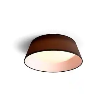 Bricorama Plafonnier noir circulaire intérieur led 14w 110lm (112w) - blanc chaud 3000k offre