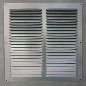 Bricorama Grille d'aération aluminium anodisé, l.30 x l.30 cm offre