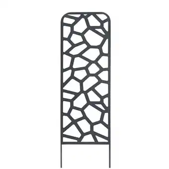 Bricorama Trellis métal décoratif à planter stone - 0,33 x 1,20 m - ardoise offre