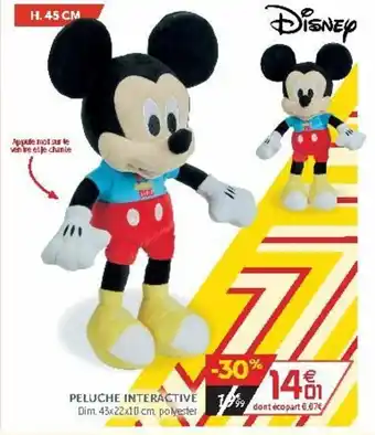 Gifi Peluche interactive offre