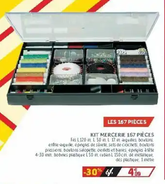 Gifi Kit mercerie 167 pièces offre