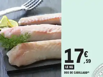 E.Leclerc DOS DE CABILLAUD offre