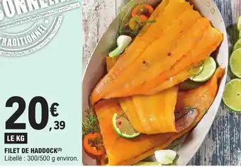 E.Leclerc FILET DE HADDOCK offre