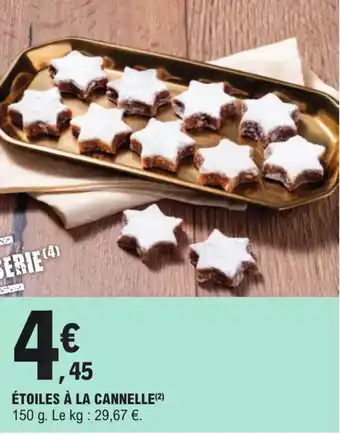 E.Leclerc ÉTOILES À LA CANNELLE offre