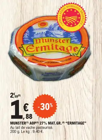 MUNSTER (Âč) AOP(5) 27% MAT.GR.(4) âERMITAGE"