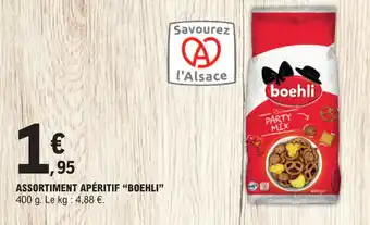 E.Leclerc ASSORTIMENT APÉRITIF "BOEHLI” offre