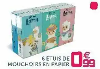 Gifi 6 Étuis de mouchoirs en papier offre