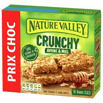 Carrefour Market Nature valley barres de céréales prix choc offre