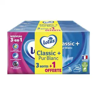 Carrefour Market Lotus mouchoirs offre