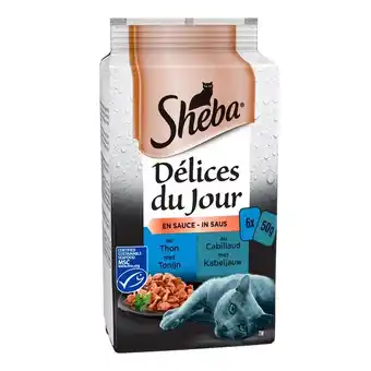 Carrefour Market Sheba sachets repas délices du jour offre