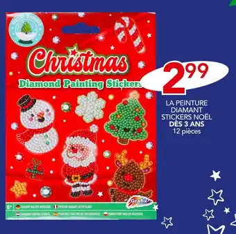 Stokomani La peinture diamant stickers noël offre