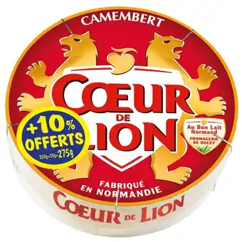 Carrefour Market Coeur de lion camembert offre