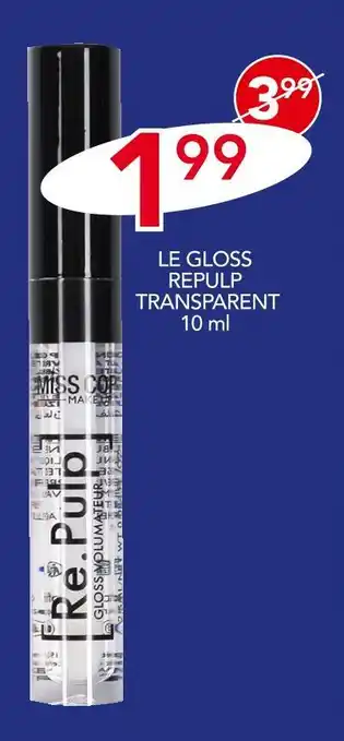 Le gloss repulp transparent