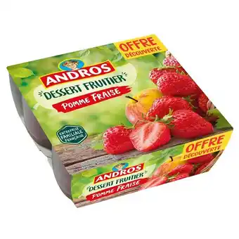 Carrefour Market Andros desserts fruitiers offre découverte offre
