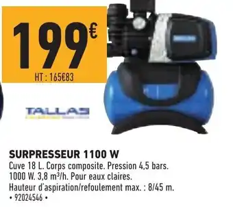 Surpresseur 1100 W