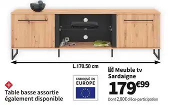 Conforama Meuble tv sardaigne offre
