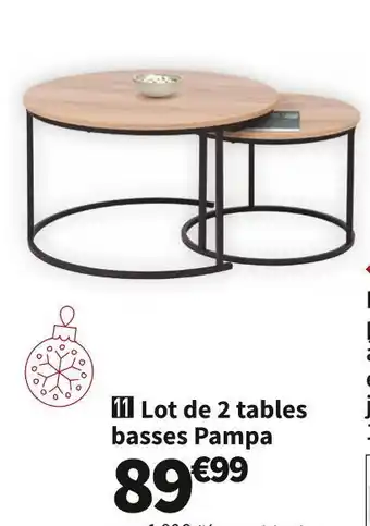 Conforama Table basse pampa offre