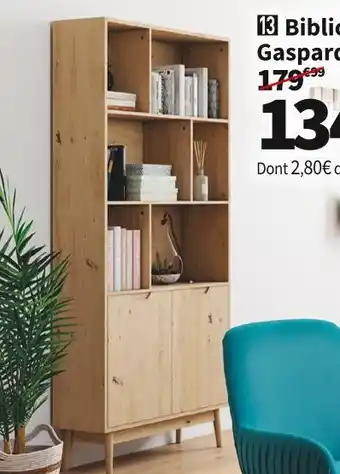 Conforama Bibliotheque gaspard offre