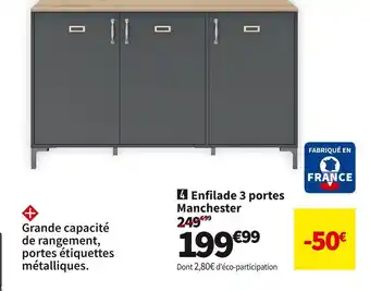 Conforama Enfilade 3 portes manchester offre