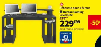 Conforama Bureau gaming level one offre