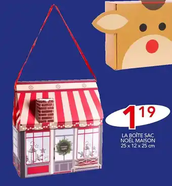 Stokomani La boîte sac noël maison offre