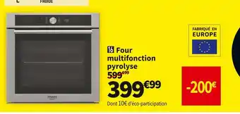 Conforama Hotpoint four multifonction pyrolyse fi4854pixha offre