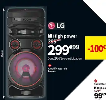 Conforama Lg high power lg xboom rnc7 offre