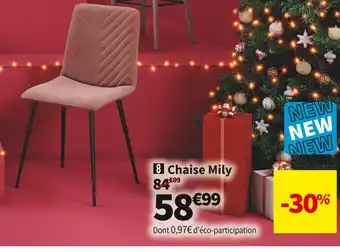 Conforama Chaise mily offre
