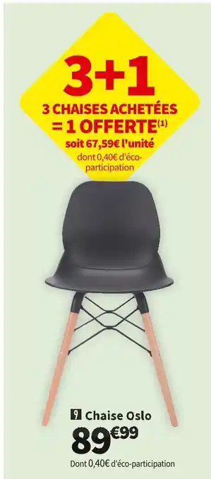 Conforama Chaise oslo offre