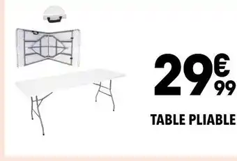 Supeco Table pliable offre