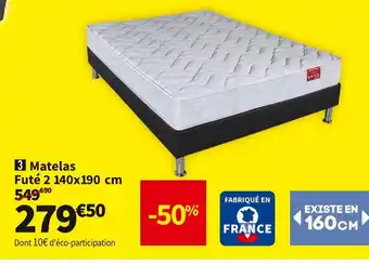 Conforama Nightitude matelas ressorts futé 2 offre