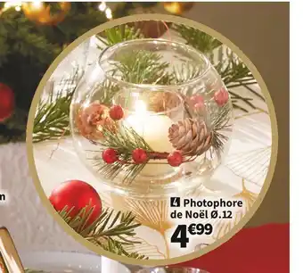 Conforama Photophore de noël ø.12 offre