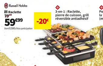 Conforama Russell hobbs  raclette 26280-56 offre