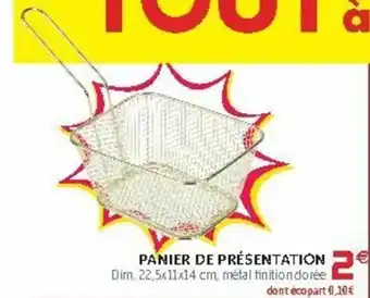 Gifi Panier de présentation offre