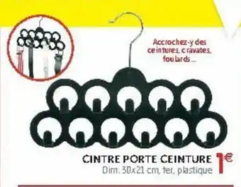 Gifi Cintre porte ceinture offre
