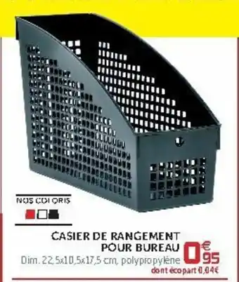 Gifi Casier de rangement pour bureau offre