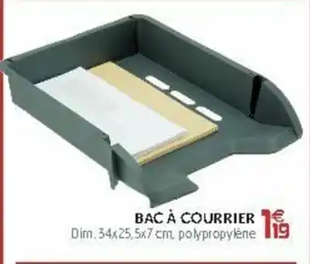 Bac à courrier