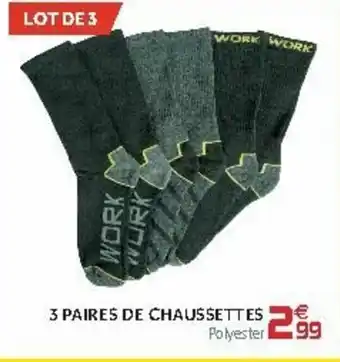 Gifi 3 Paires de chaussettes offre