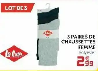 Gifi 3 Paires de chaussettes femme offre