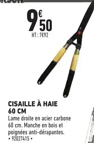 Cisaille à Haie 60 Cm