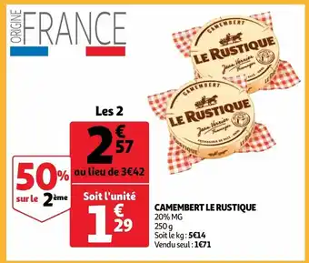 Camembert le rustique