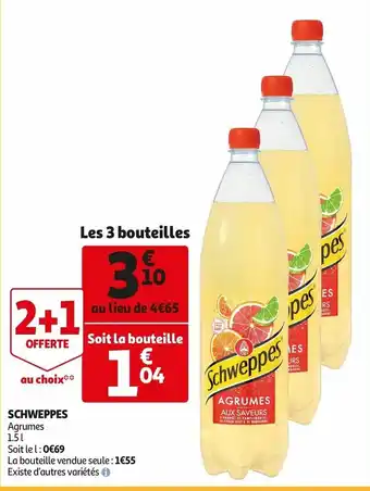 Auchan Schweppes offre