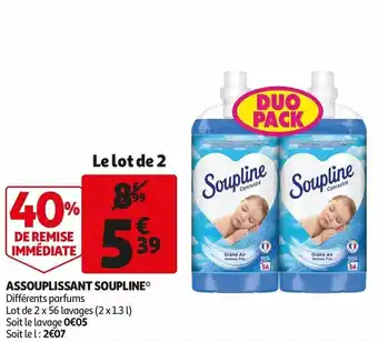 Auchan Assouplissant Soupline offre