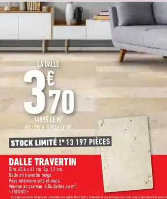 Dalle Travertin