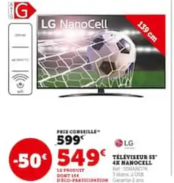Televiseur 4k nanocell