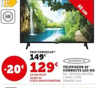 Televiseur connecte led HD