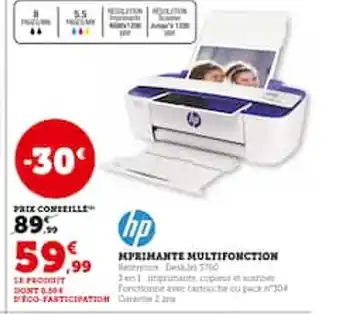 Hyper U Imprimante multifonction offre