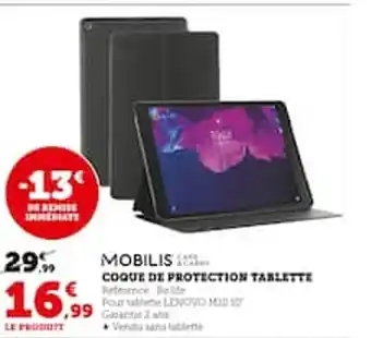 Hyper U Coque de protection tablette offre