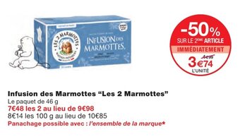 Infusion des Marmottes