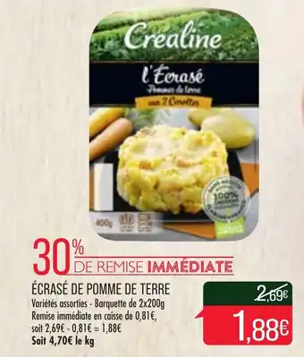 Match Écrasé De Pomme De Terre offre